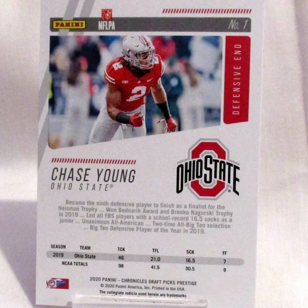 Chase Young RC Prestige Xtra Points NM-M